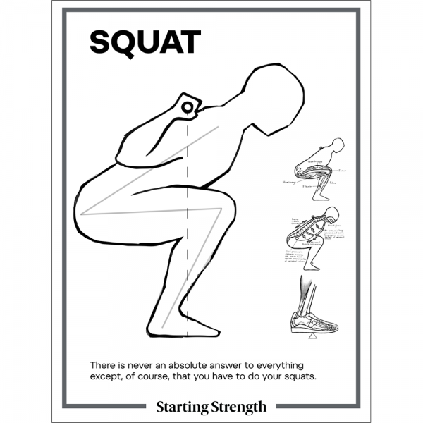 poster starting strength squat