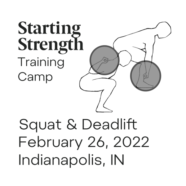 starting strength squat deadlift camp indiana