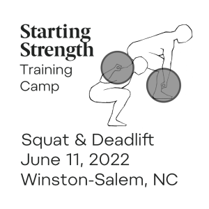 starting strength training camp squat deadlift north carolina