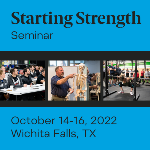 starting strength seminar october 2022