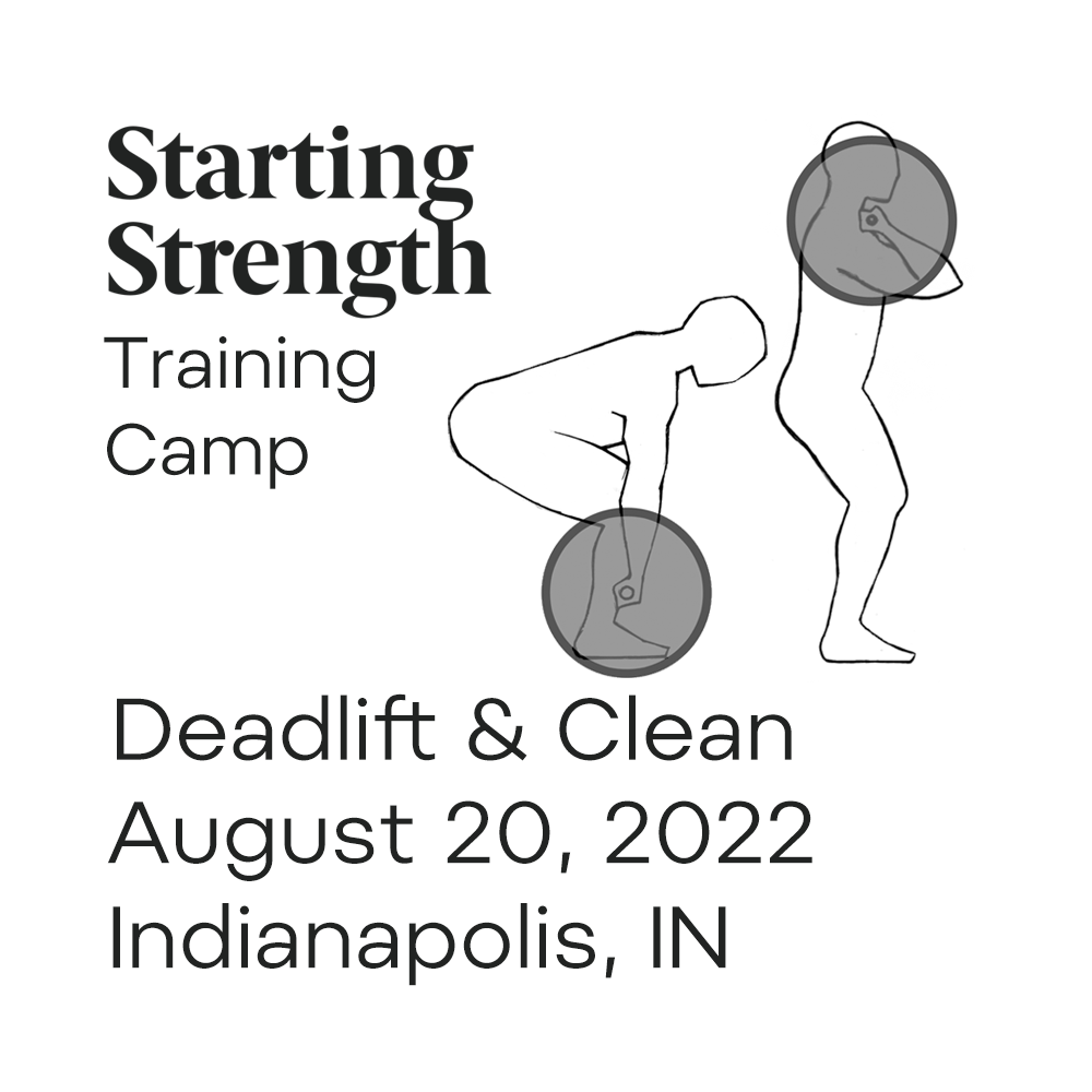 starting strength training camp power clean deadlift