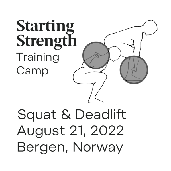 starting strength training camp squat deadlift norway