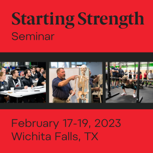 starting strength seminar february 2023