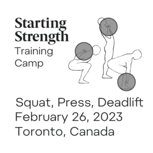 starting strength training camp toronto canada