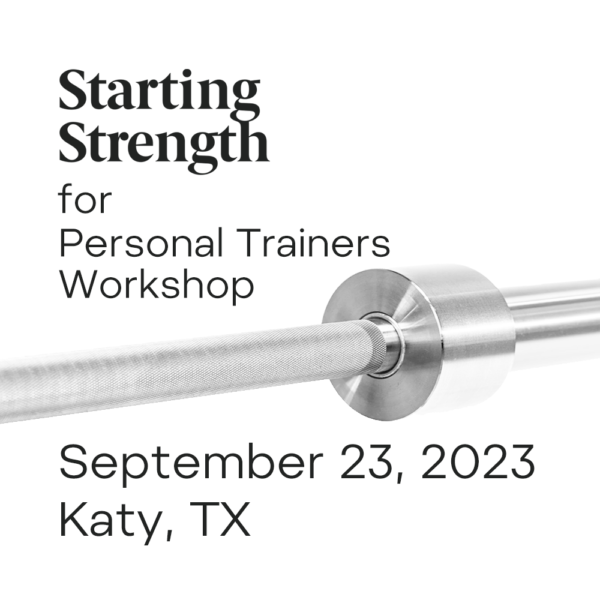 starting strength personal trainer workshop intro to barbells