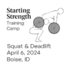 starting strength training camp squat deadlift boise idaho